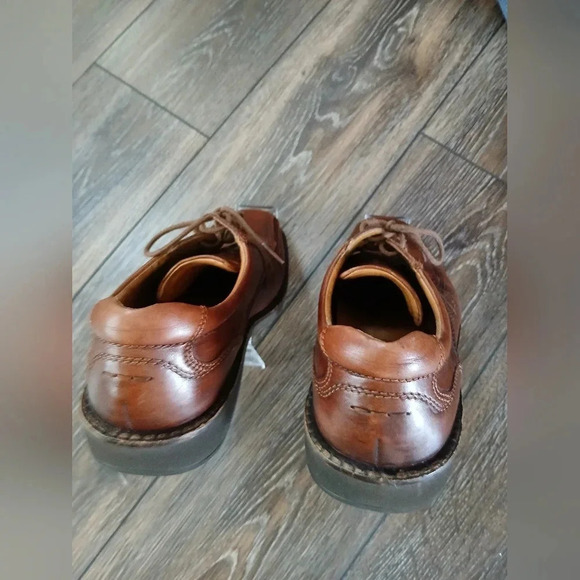 Ecco Leather Oxford Shoes Men's Size 9.5  Business Office Church Dark Academia - Picture 4 of 9